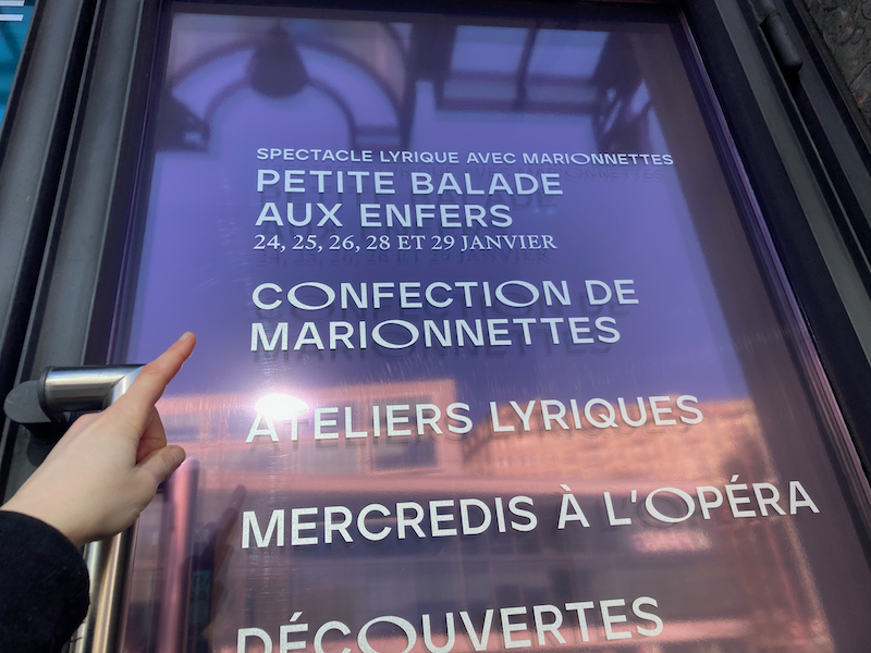 Ateliers de marionnettes à l'Opéra de Lausanne