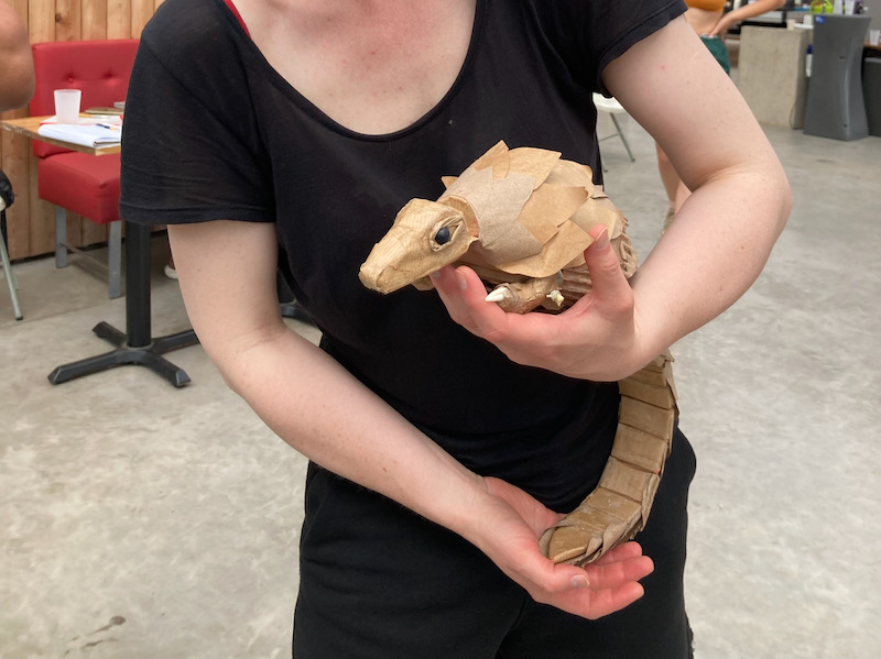 Marionnette Pangolin 